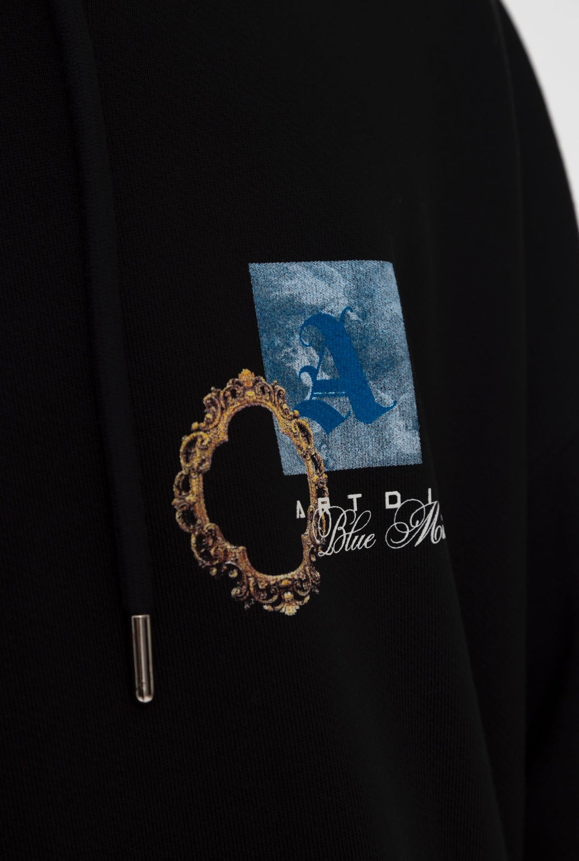 Blue Mines Black Hoodie