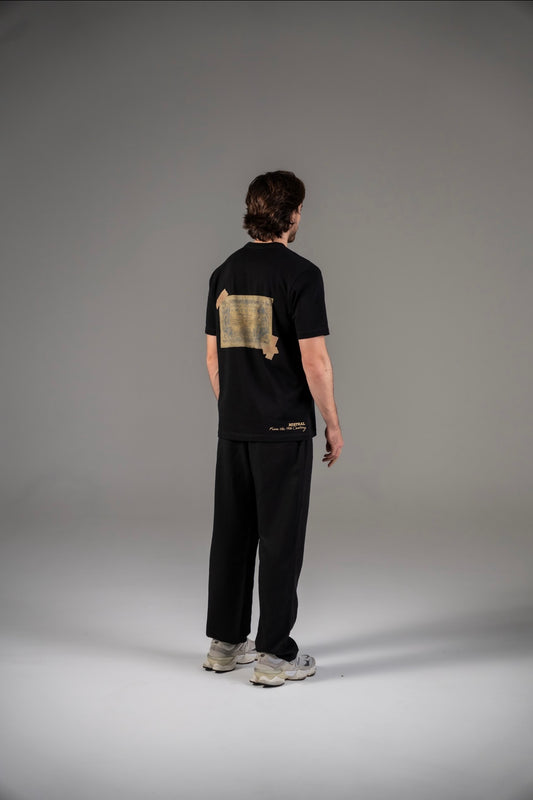 Algerian Black Regular T-Shirt