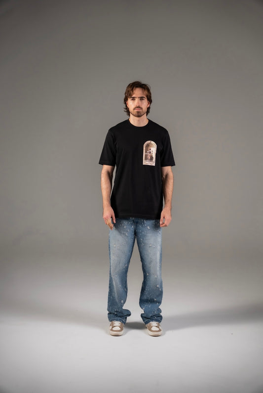 The Jar Black Regular T-Shirt