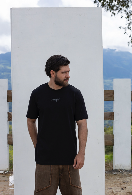 Longhorn Black Regular T-Shirt