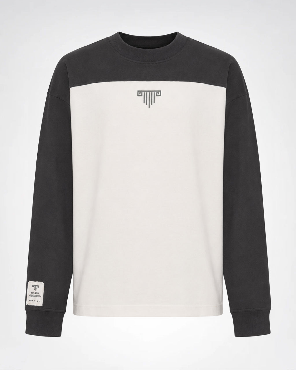 Panel Gray Regular Fit Longsleeve