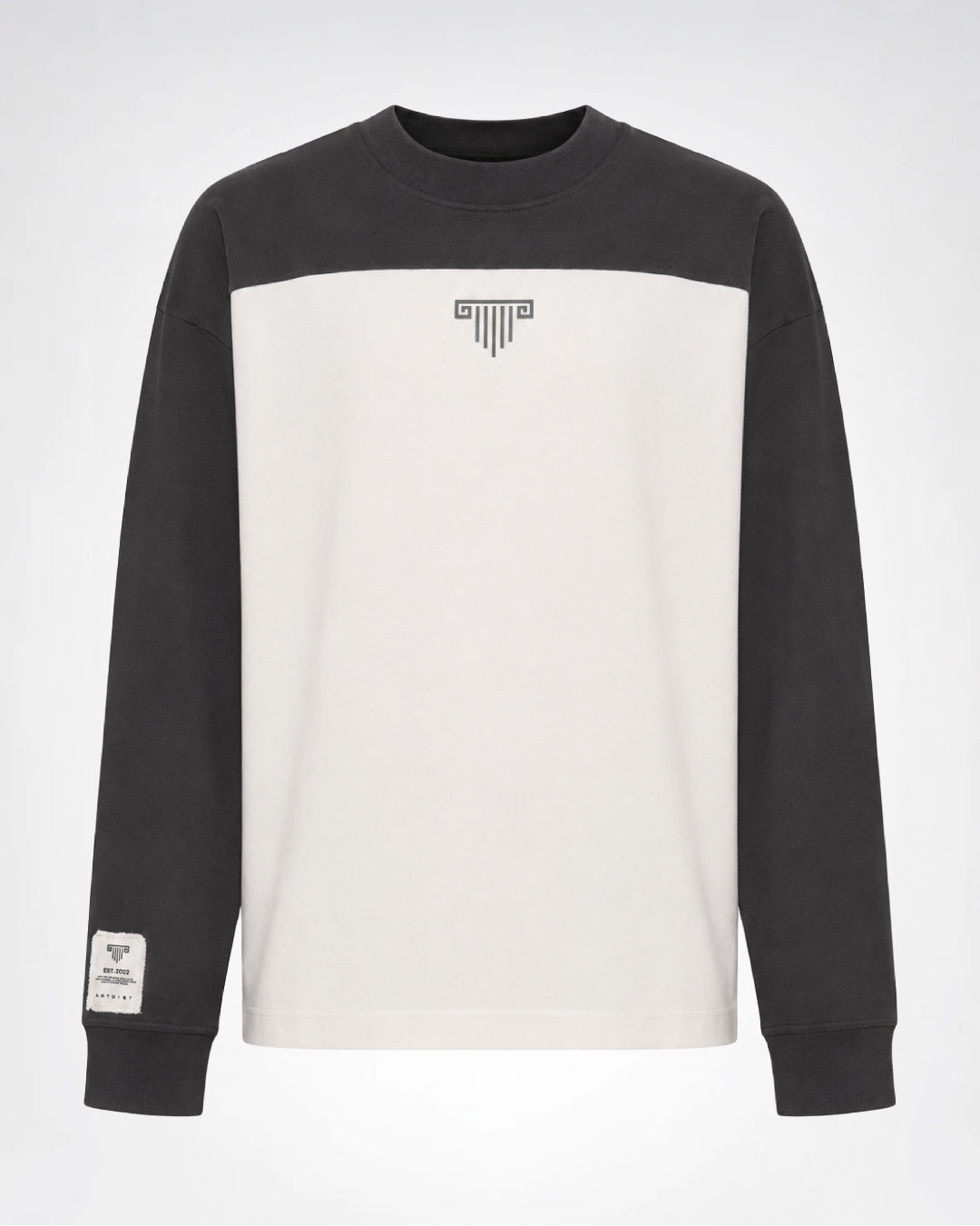 Panel Gray Regular Fit Longsleeve