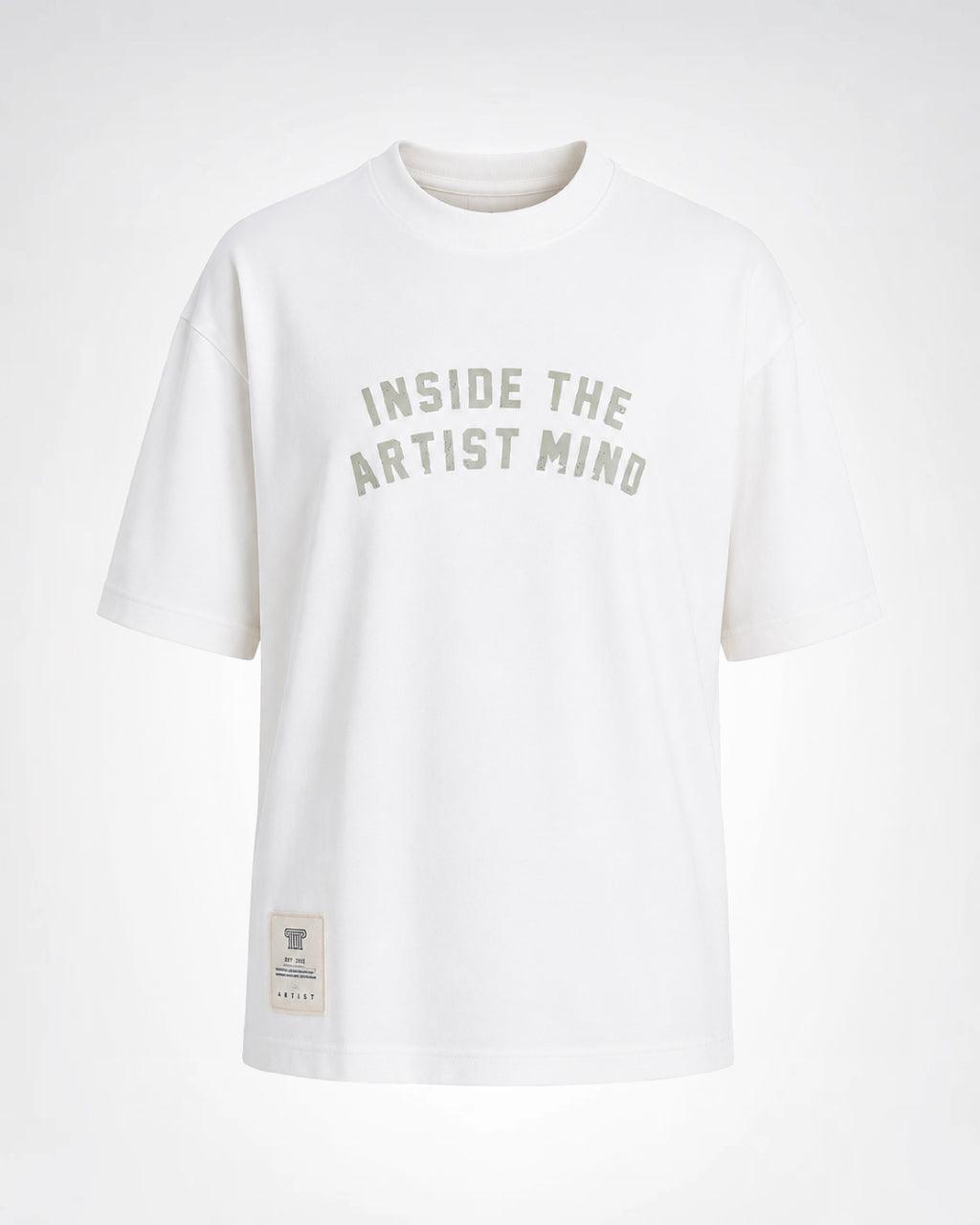 Mind Ivory Semioversized Fit T-Shirt