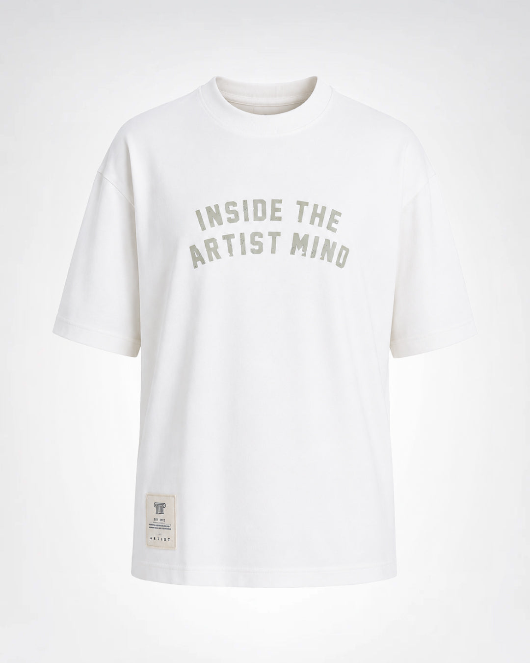 Mind Ivory Semioversized Fit T-Shirt