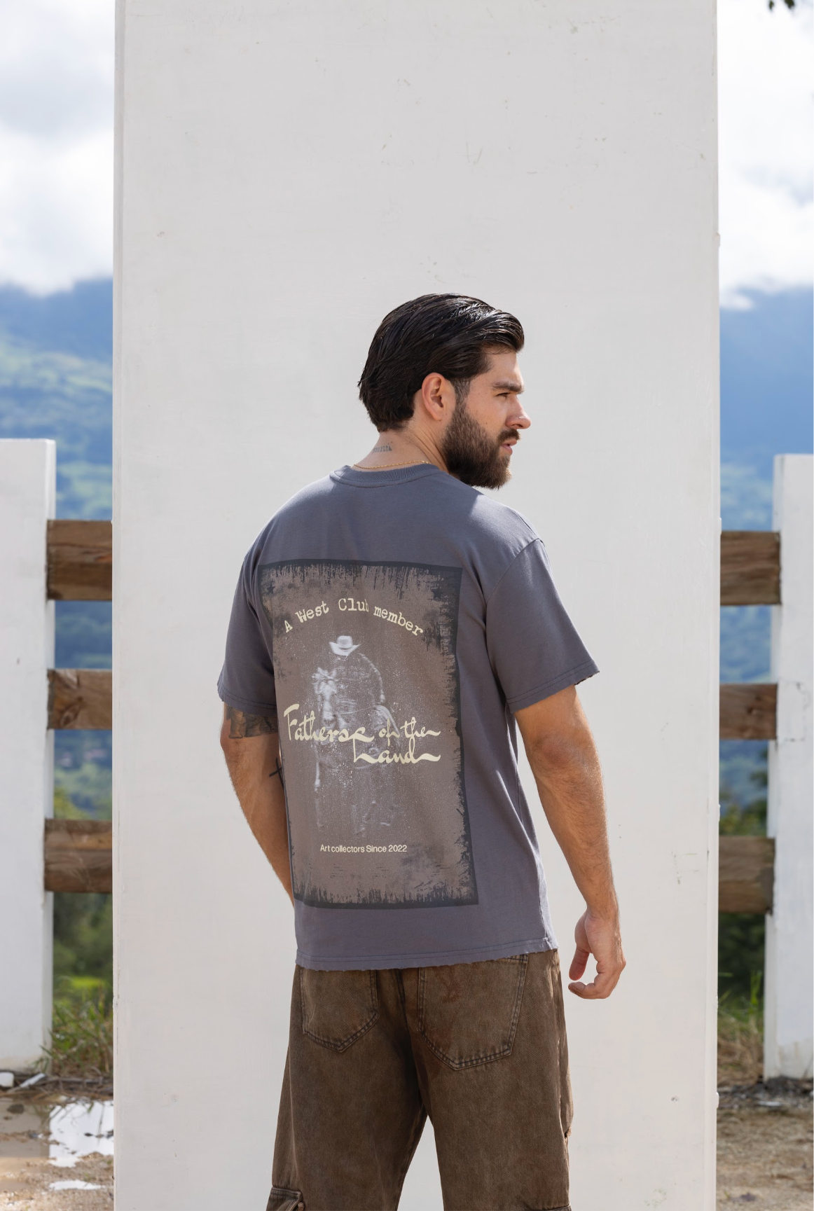 Fathers Oversize Grey T-Shirt