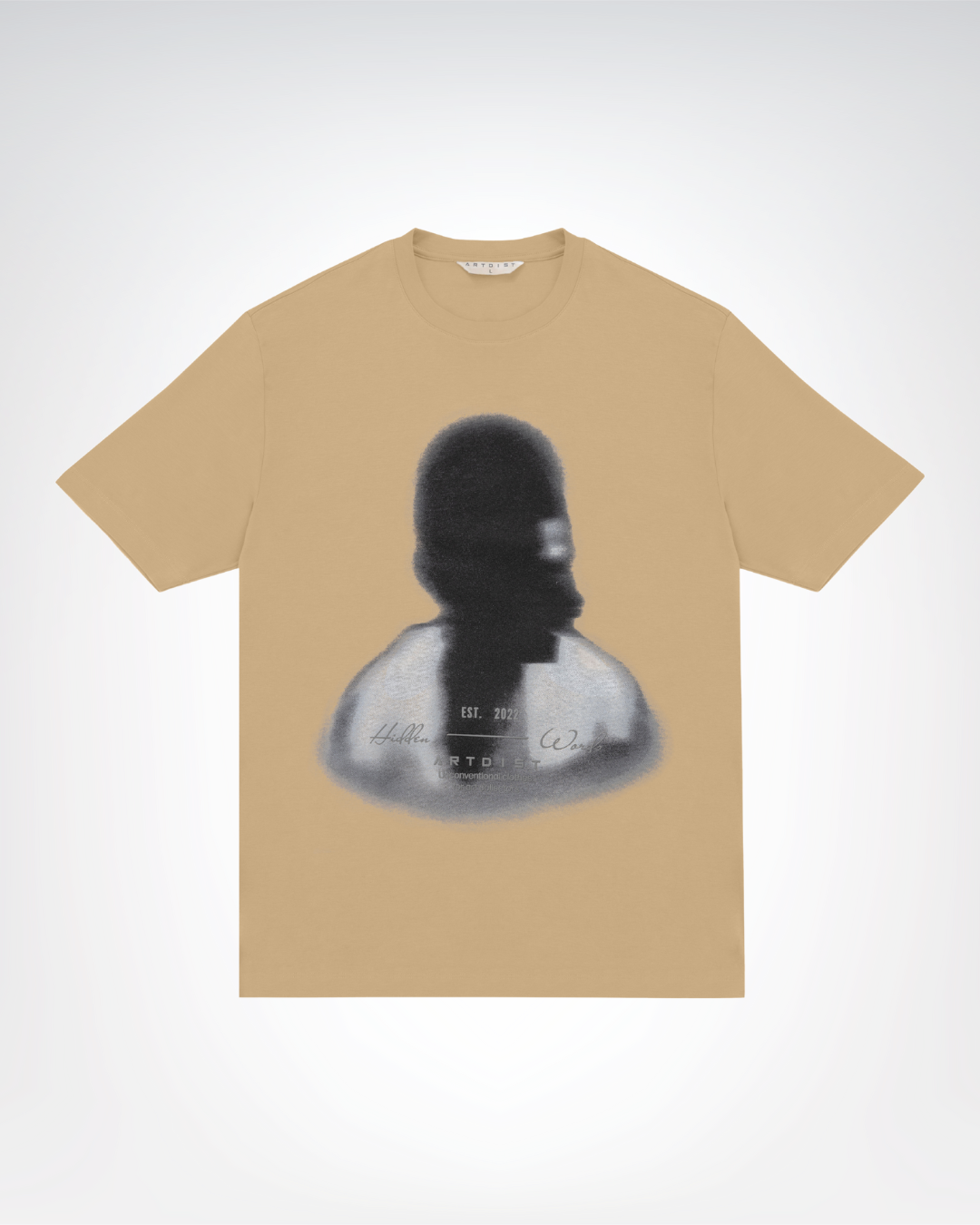 Blurred Face Oversize Safari T-Shirt