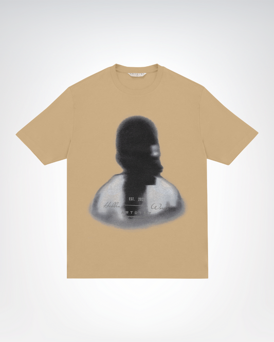 Blurred Face Light Safari T-Shirt