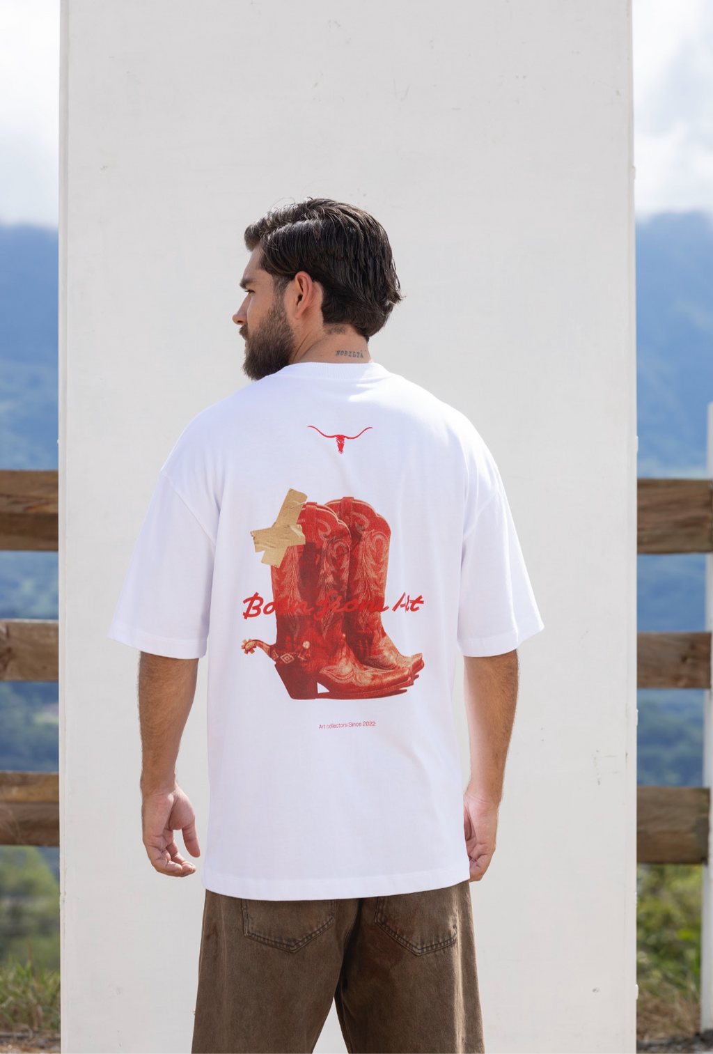 Texana Oversize White T-Shirt