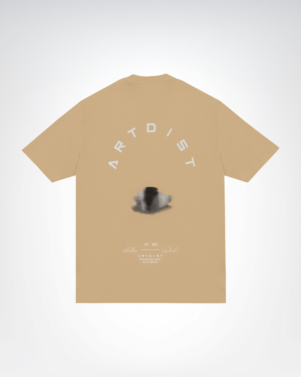 Blurred Face Oversize Safari T-Shirt
