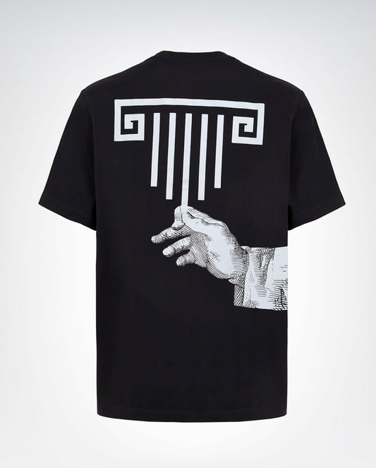 The Hand Black Regular T-Shirt