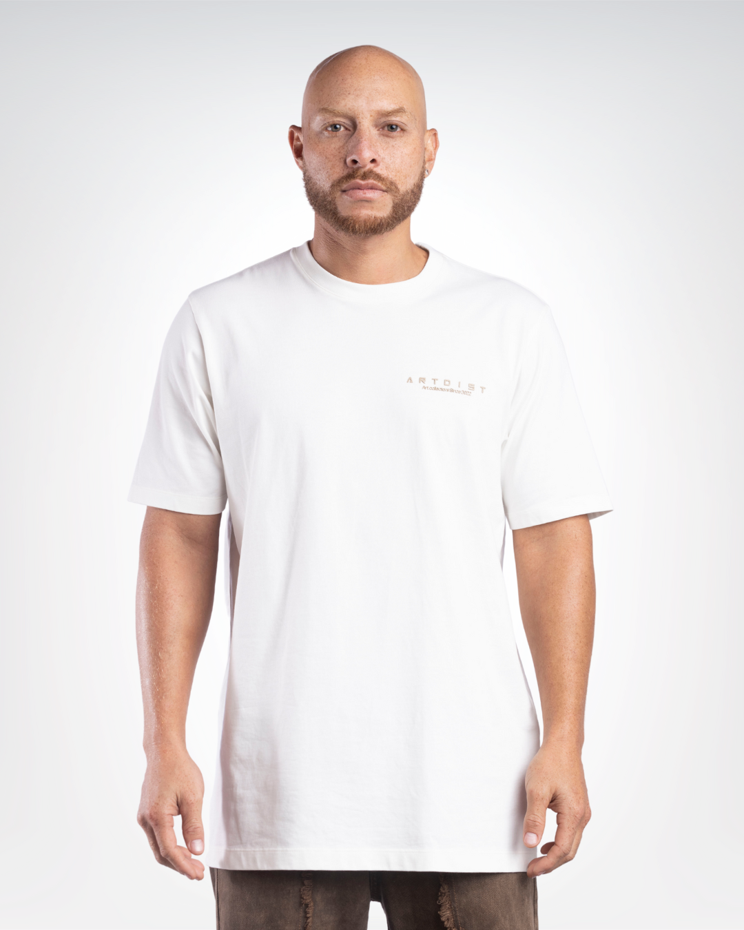 Tape Ivory Regular T-Shirt