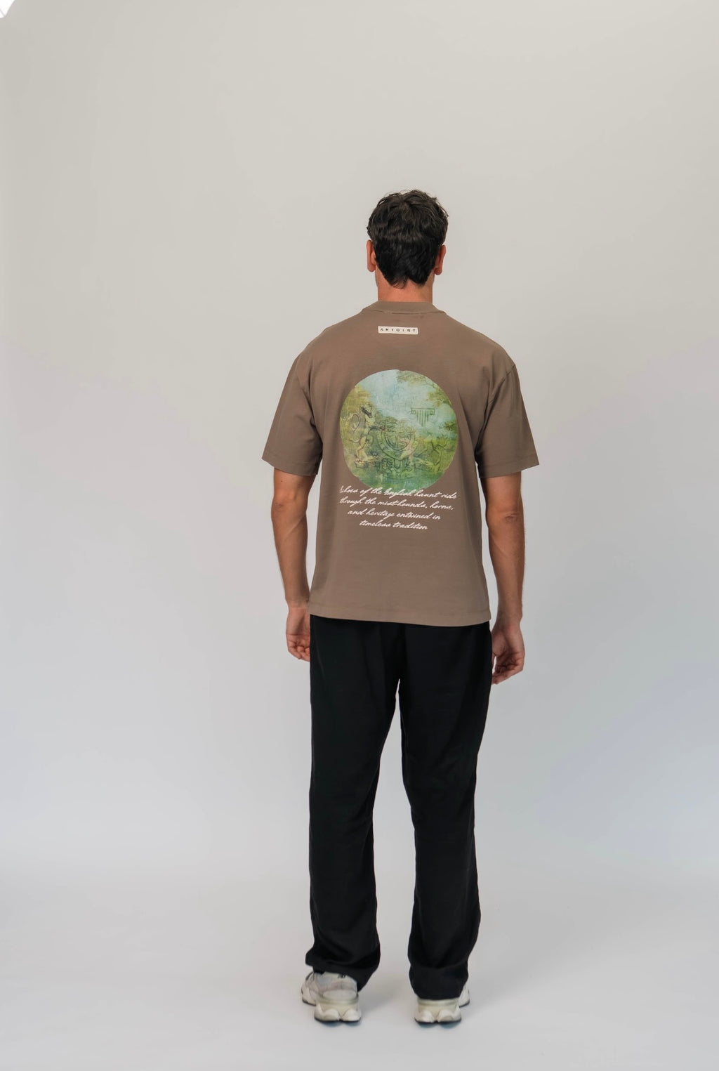 Emblem Taupe T-Shirt