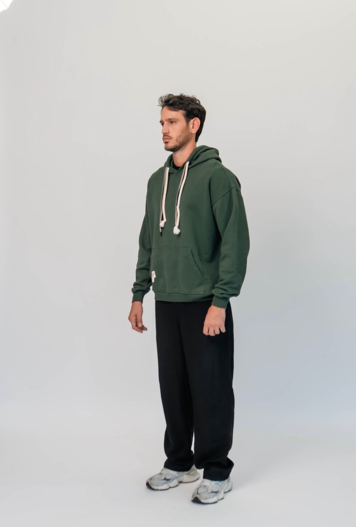 Laces Green Hoodie
