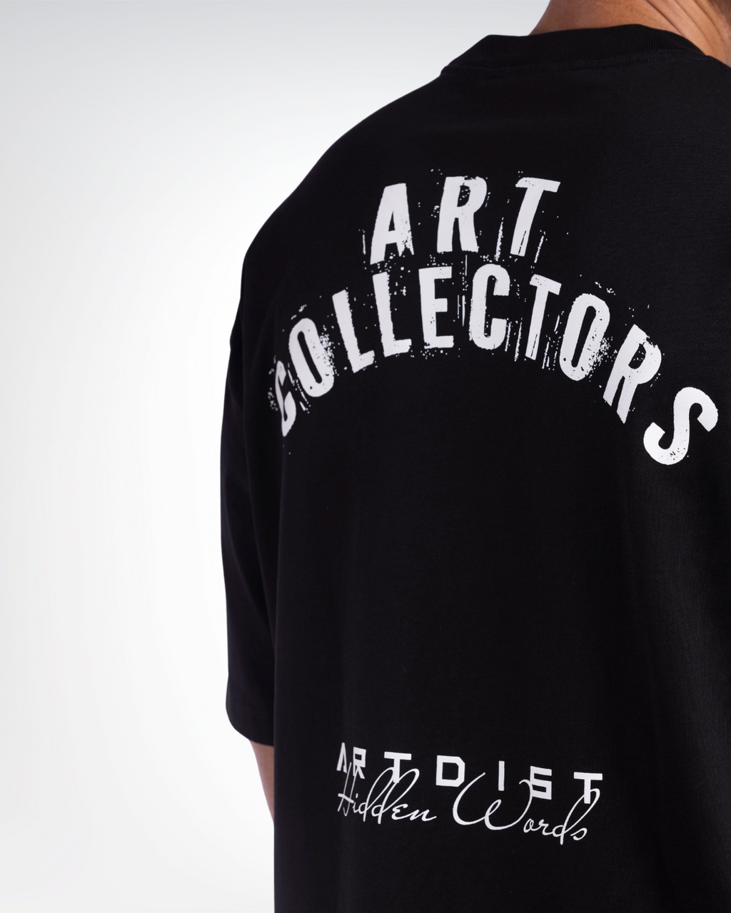 Art Collectors Oversize Black T-Shirt