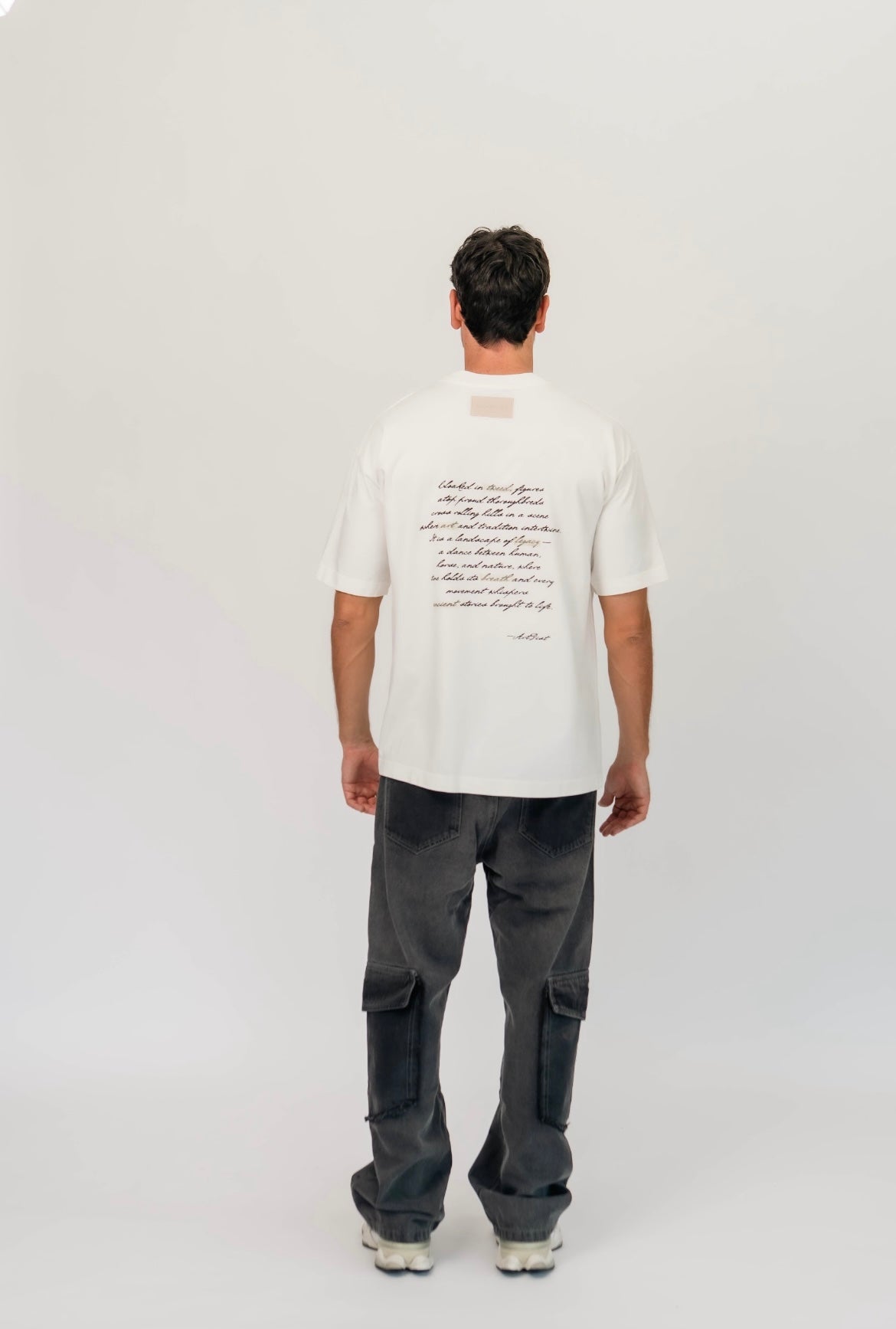 Script Ivory T-Shirt