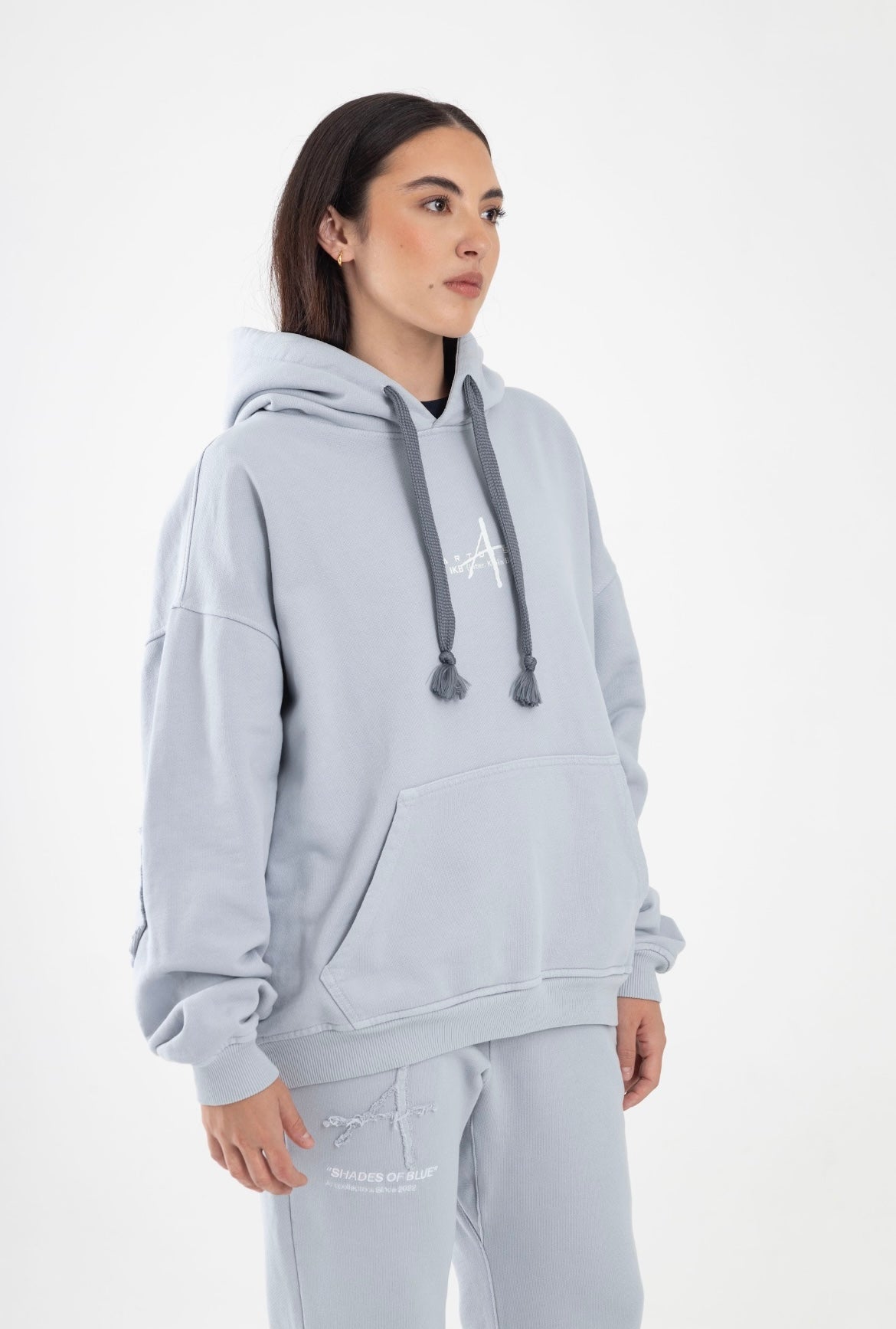IKB gray hoodie