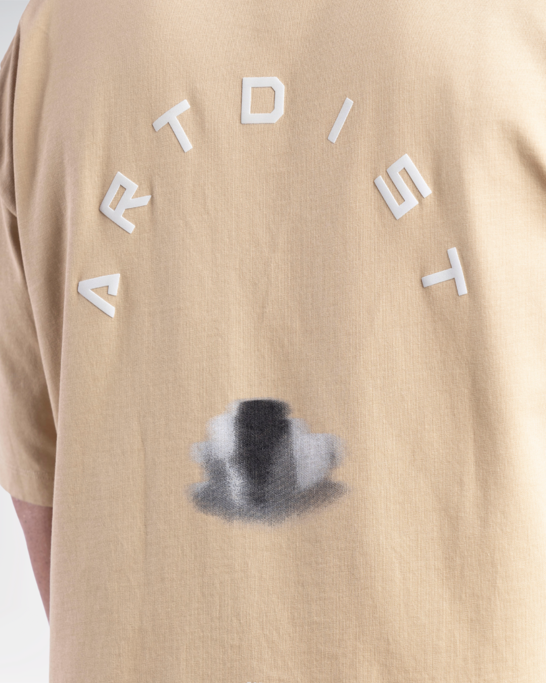 Blurred Face Oversize Safari T-Shirt