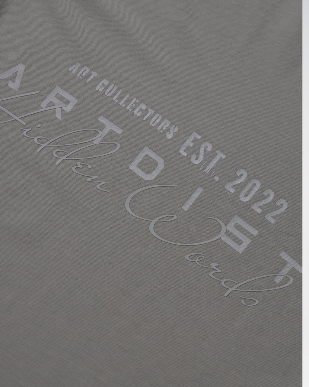 Hidden Words Regular Gray T-Shirt