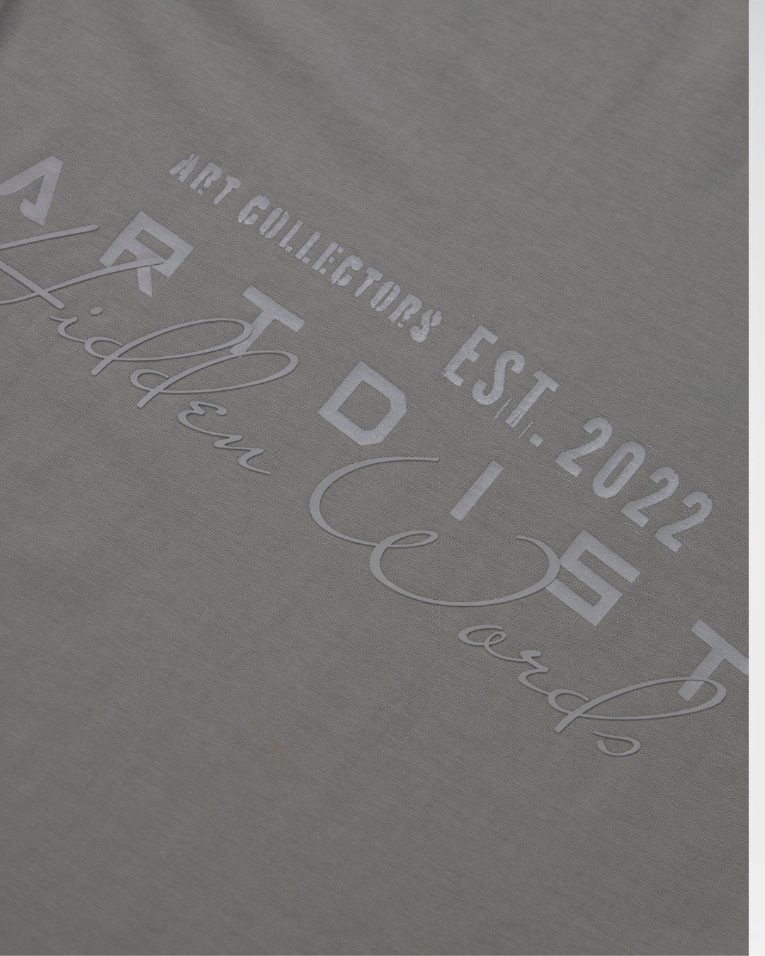 Hidden Words Regular Gray T-Shirt