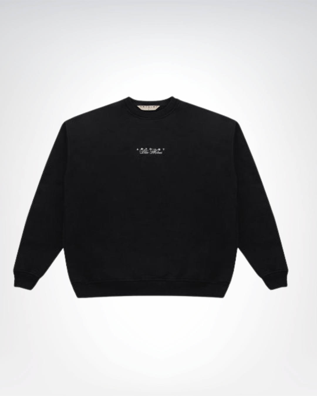 Blue Mines Black Crewneck