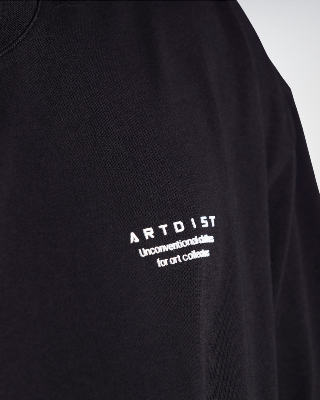 Art Collectors Oversize Black T-Shirt