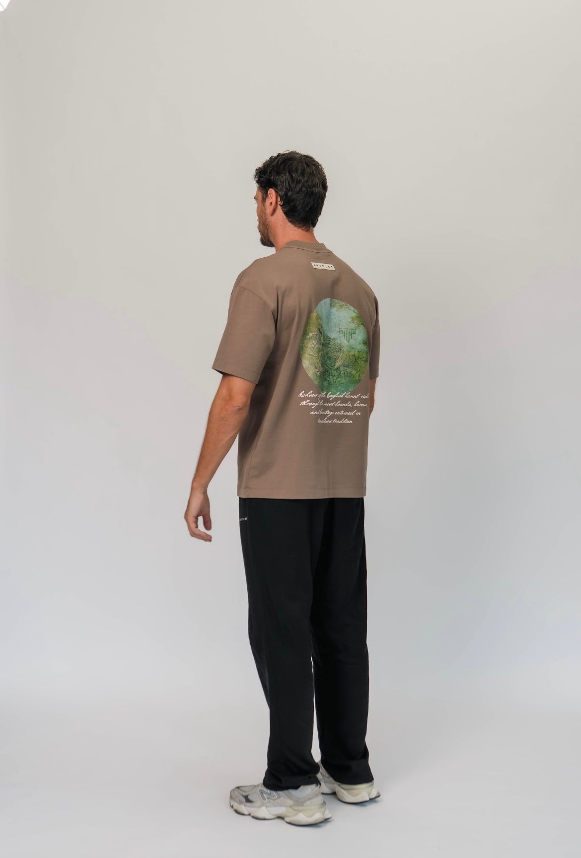 Emblem Taupe T-Shirt