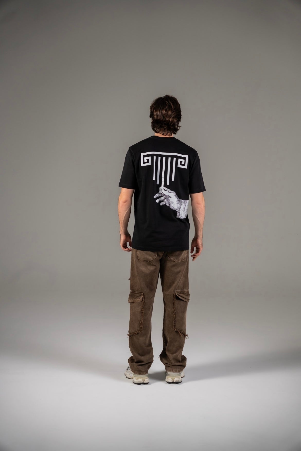 The Hand Black Regular T-Shirt