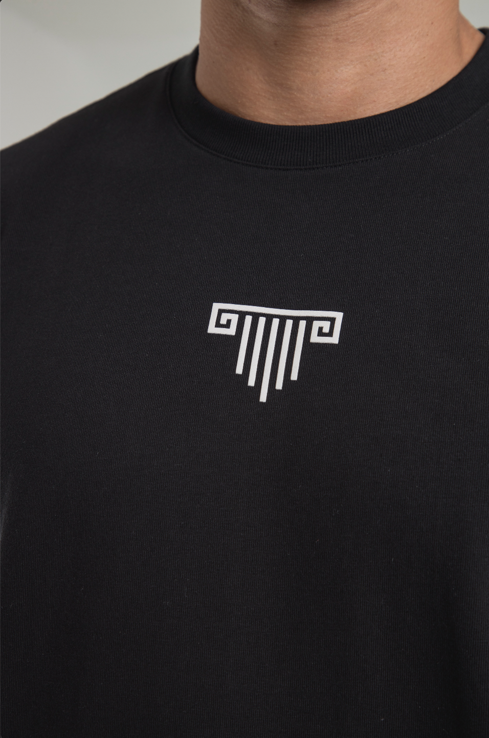 Essence Black Regular Fit T-Shirt