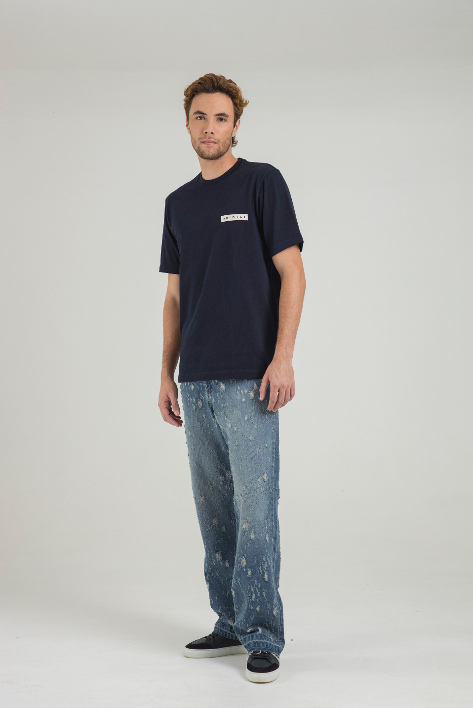 Raw Navy Regular Fit T-Shirt