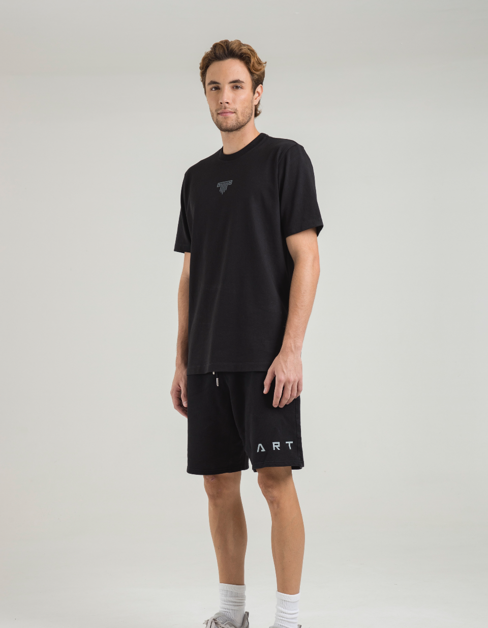 Doric Black Regular Fit T-Shirt