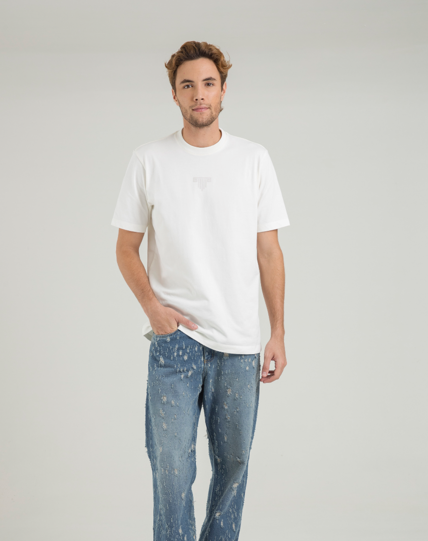 Doric Ivory Regular Fit T-Shirt