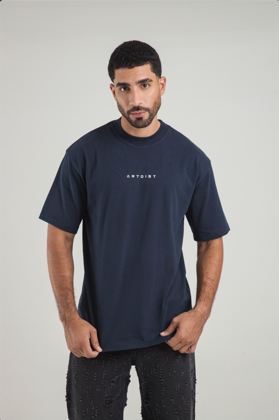 Portico Navy Oversize T-Shirt