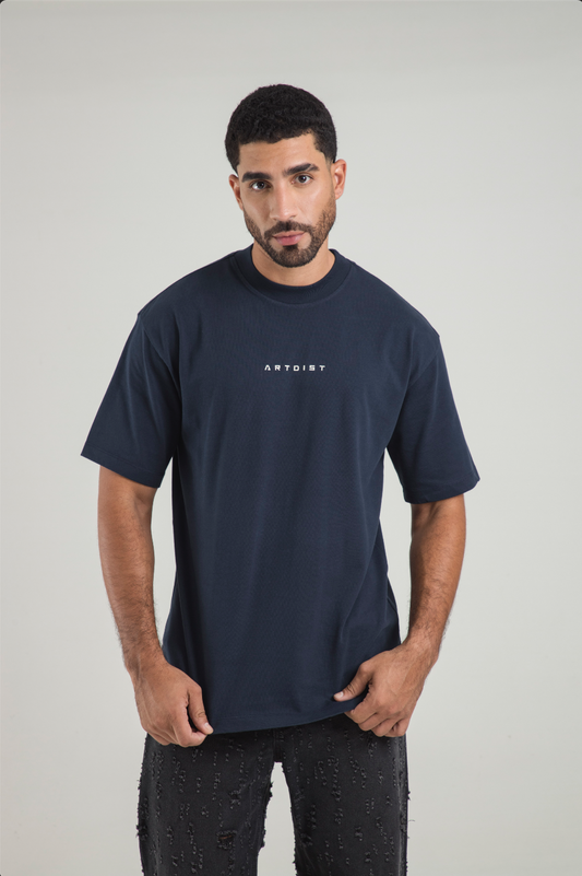 Portico Navy Oversize T-Shirt