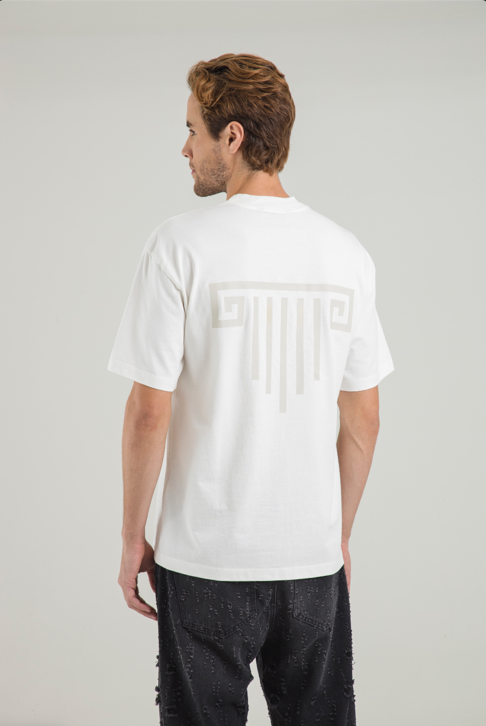 Portico Ivory Oversize Fit T-Shirt