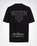 Trace Black Semioversized Fit T-Shirt
