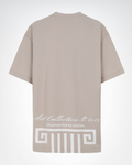 Column Sand Semioversized Fit T-Shirt
