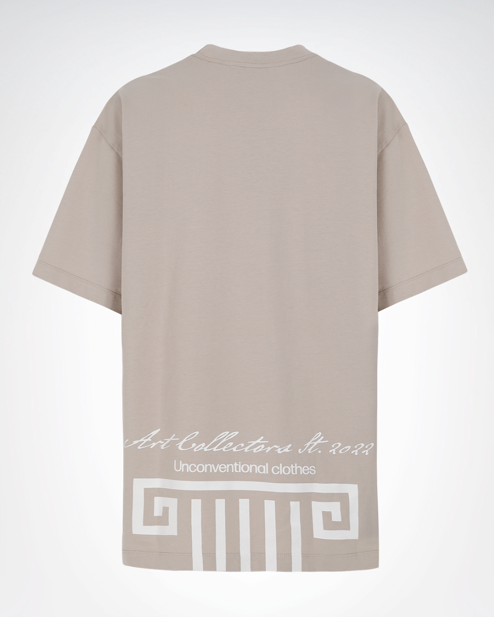 Column Sand Semioversized Fit T-Shirt