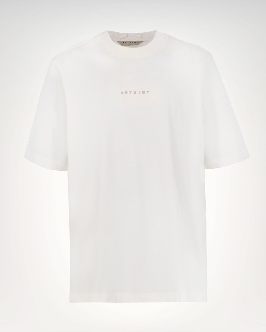 Column Ivory Semioversized Fit T-Shirt