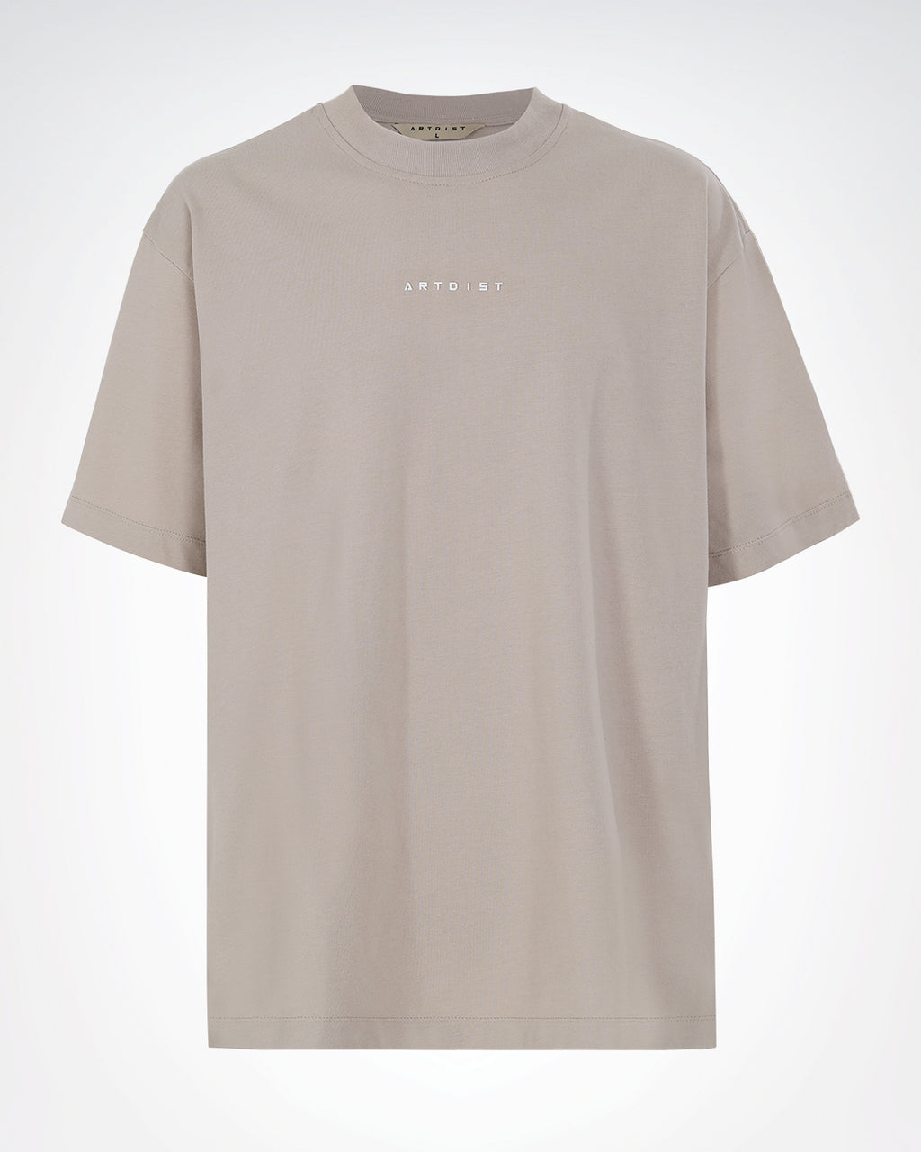 Column Sand Semioversized Fit T-Shirt