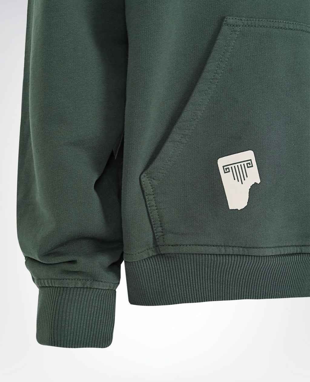 Laces Green Hoodie