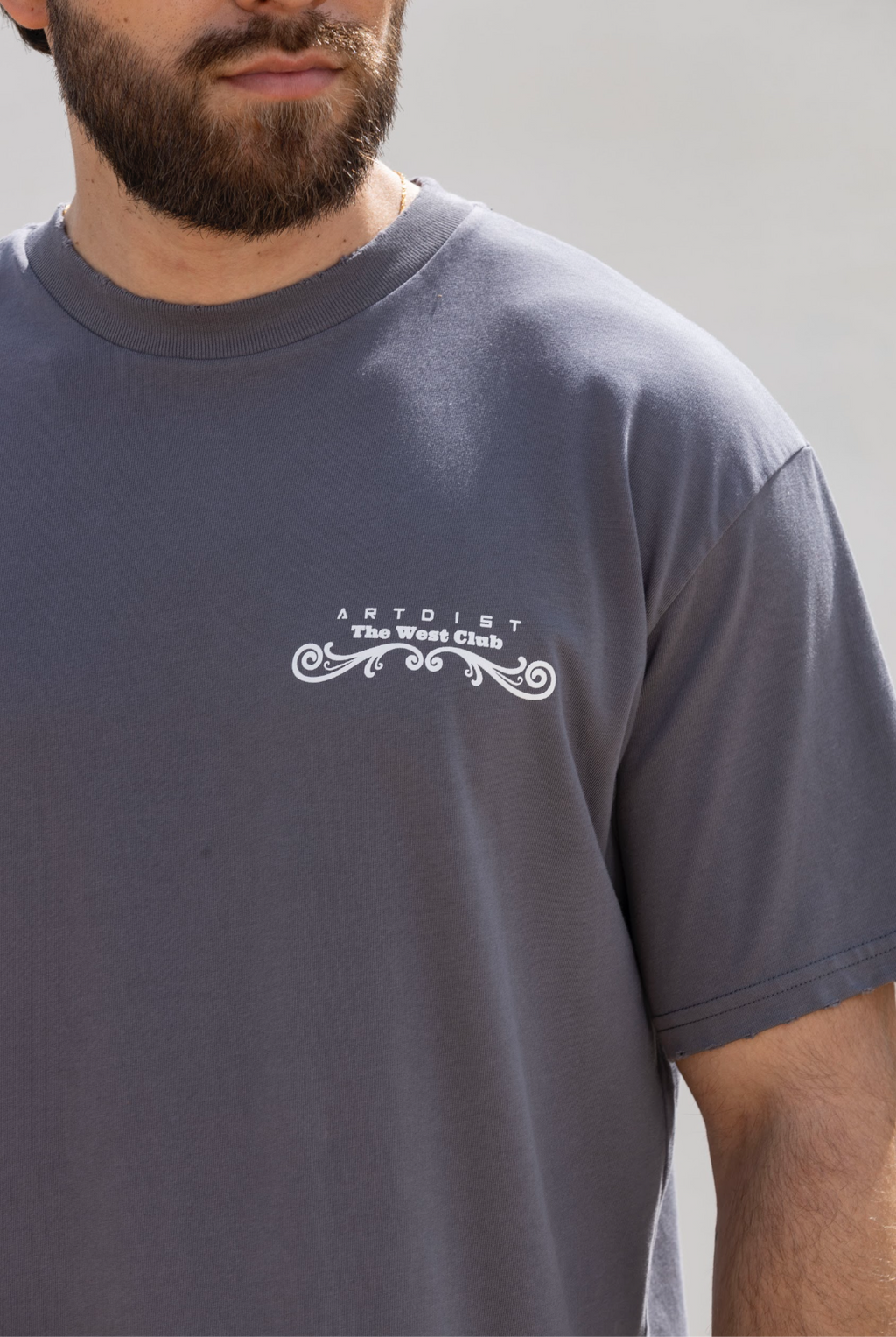 Fathers Oversize Grey T-Shirt