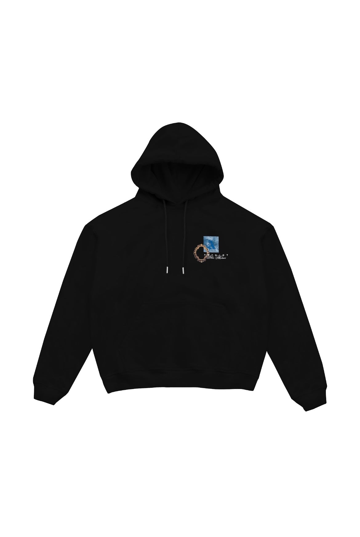 Blue Mines Black Hoodie