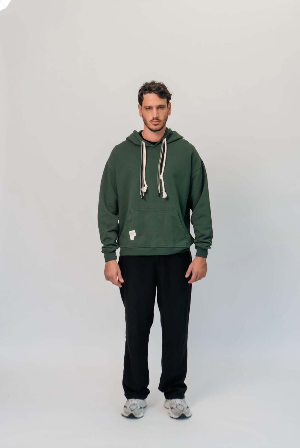 Laces Green Hoodie