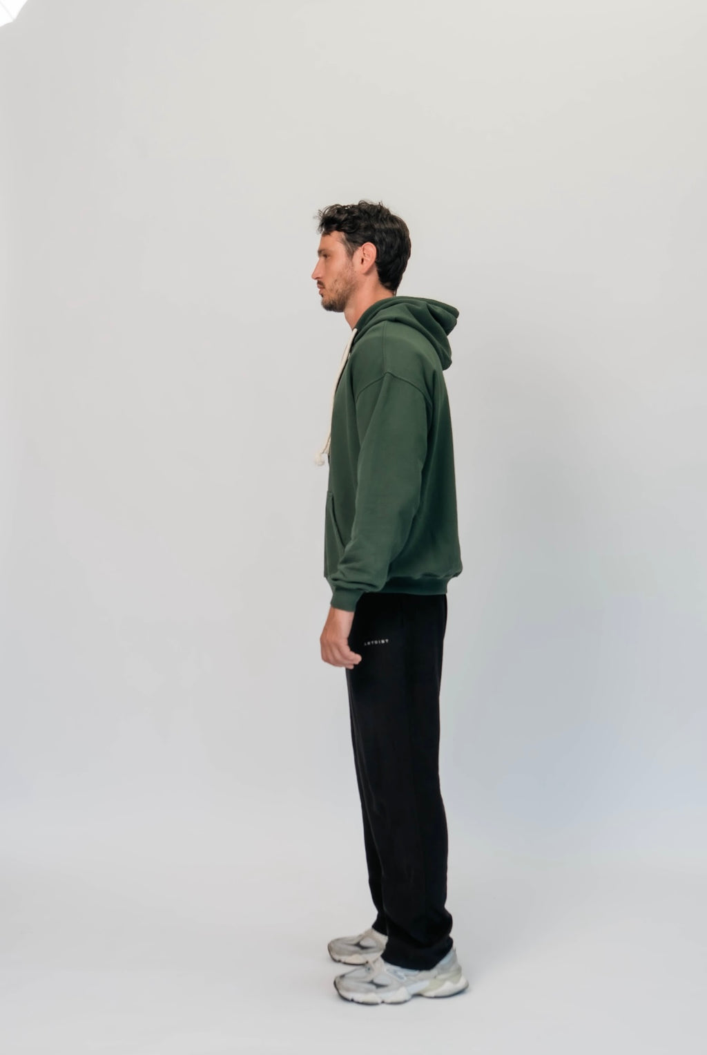 Laces Green Hoodie