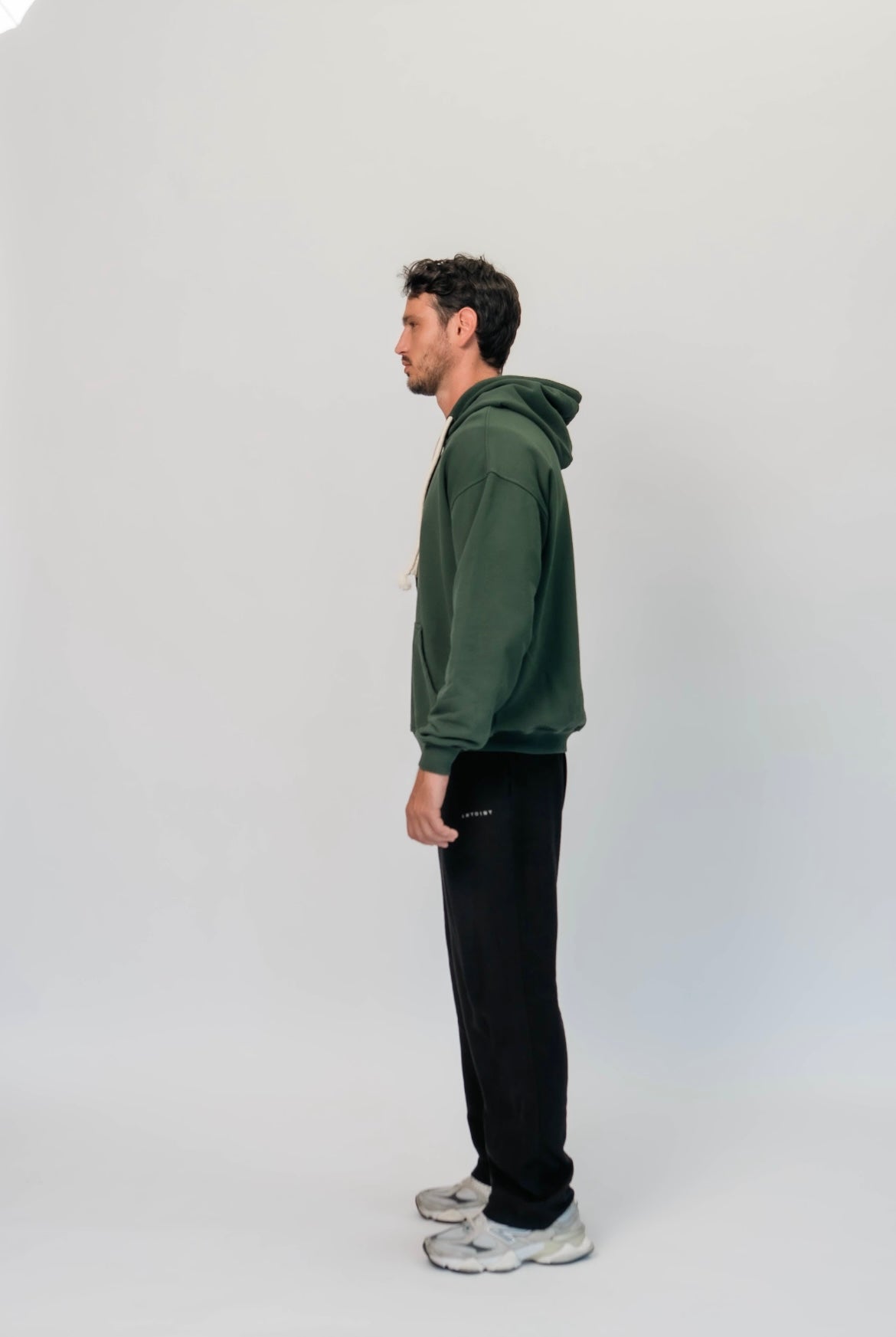 Laces Green Hoodie