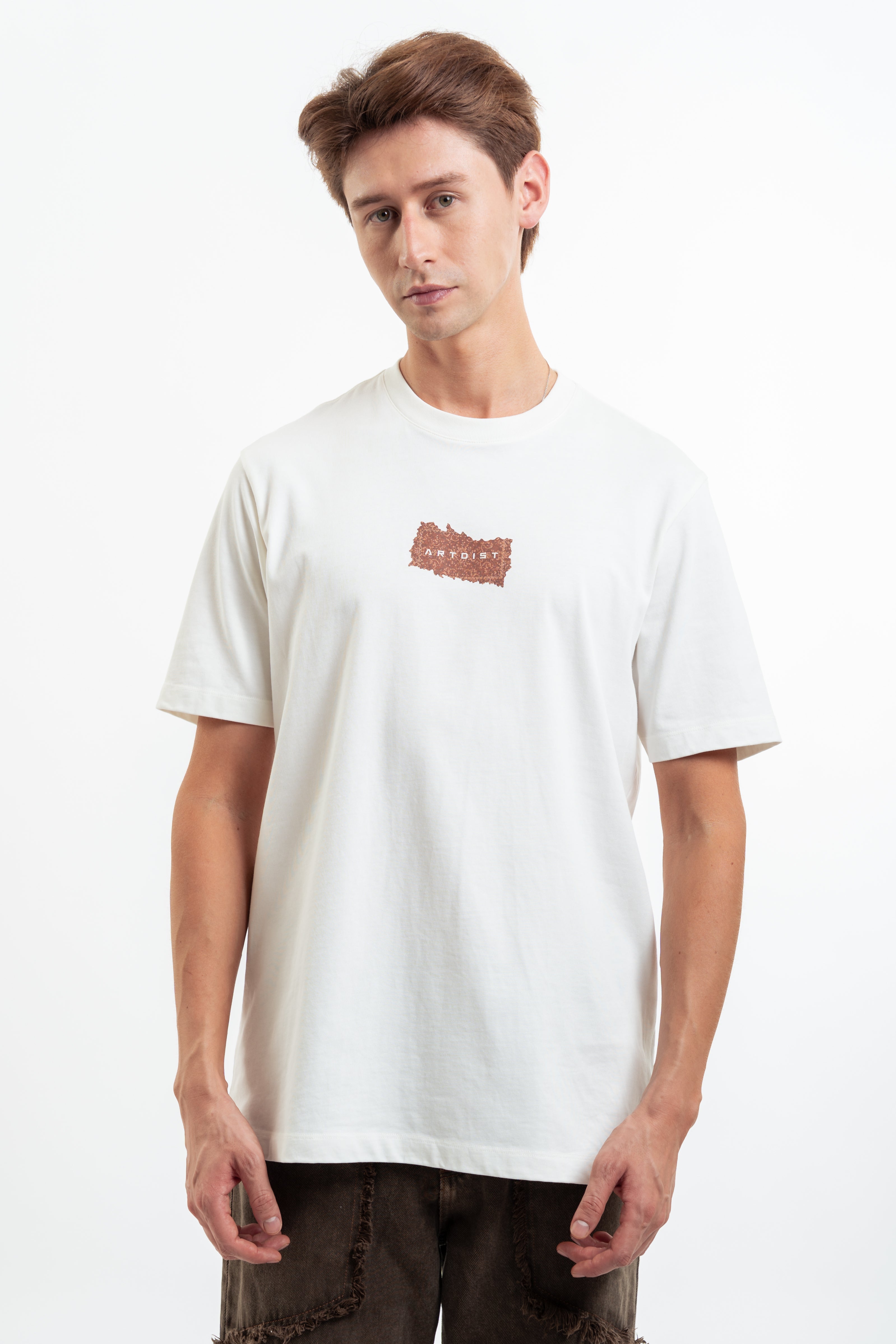 Zafir Ivory Regular Fit T-Shirt