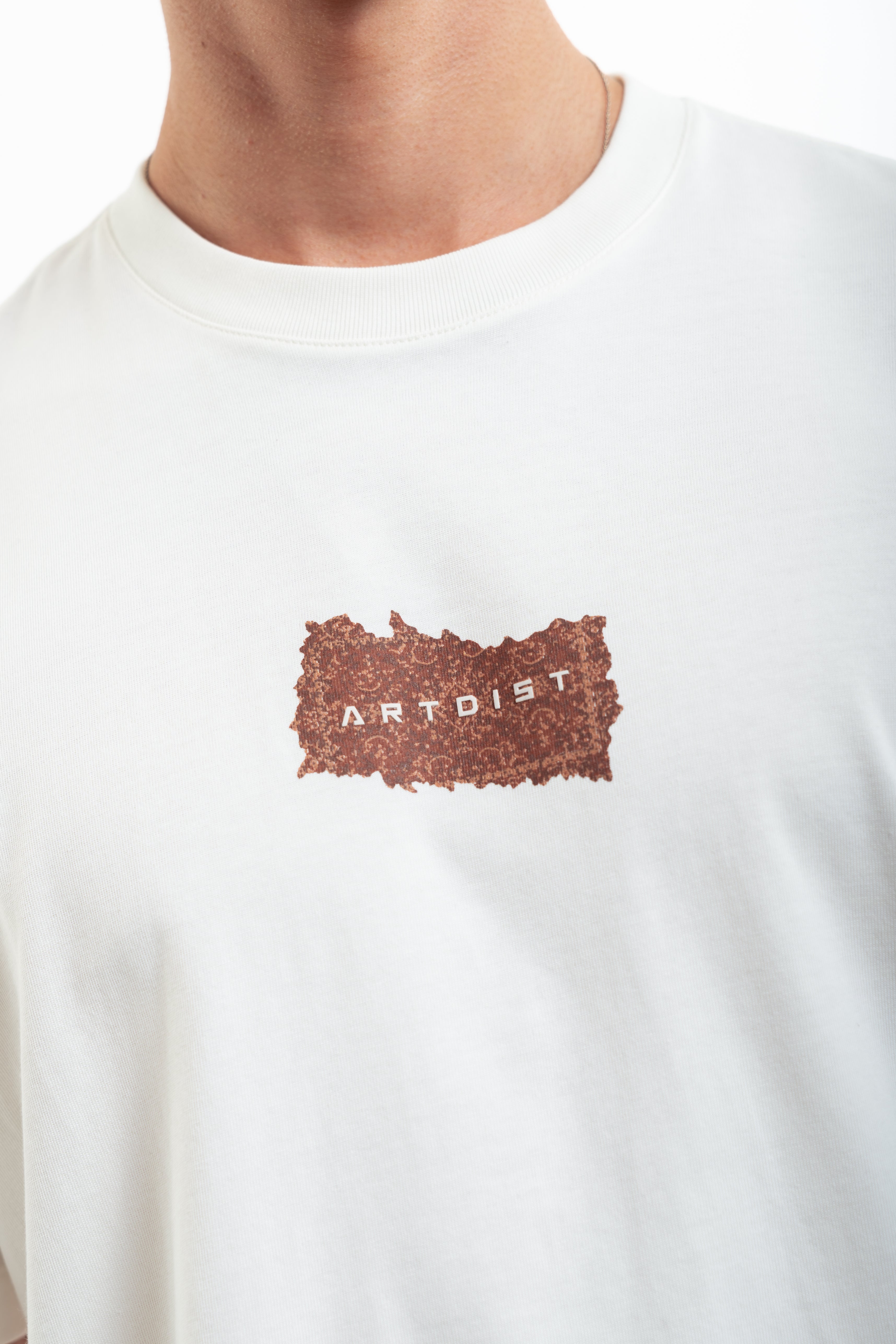 Zafir Ivory Regular Fit T-Shirt