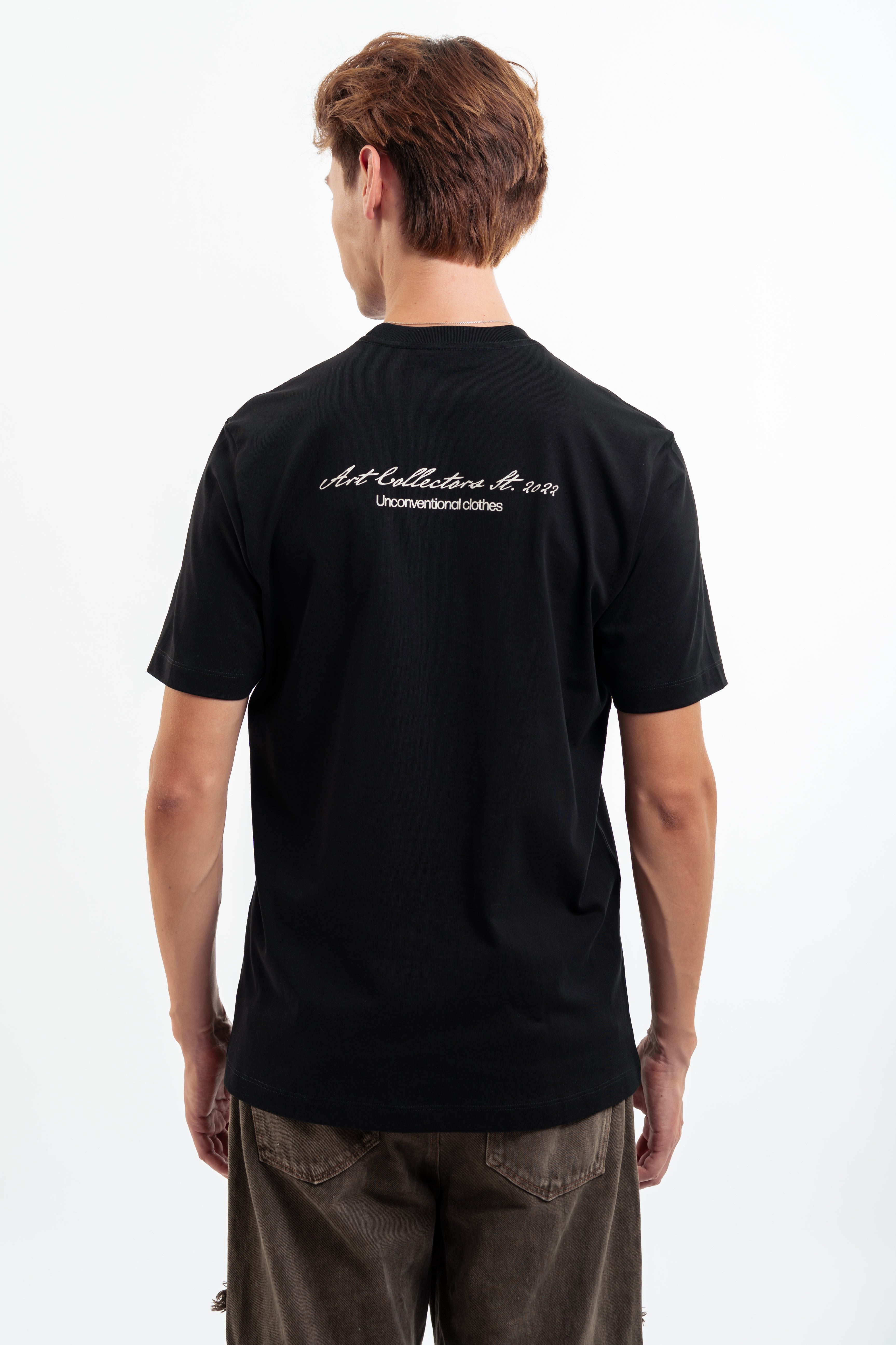 Unusual Black Regular Fit T-Shirt