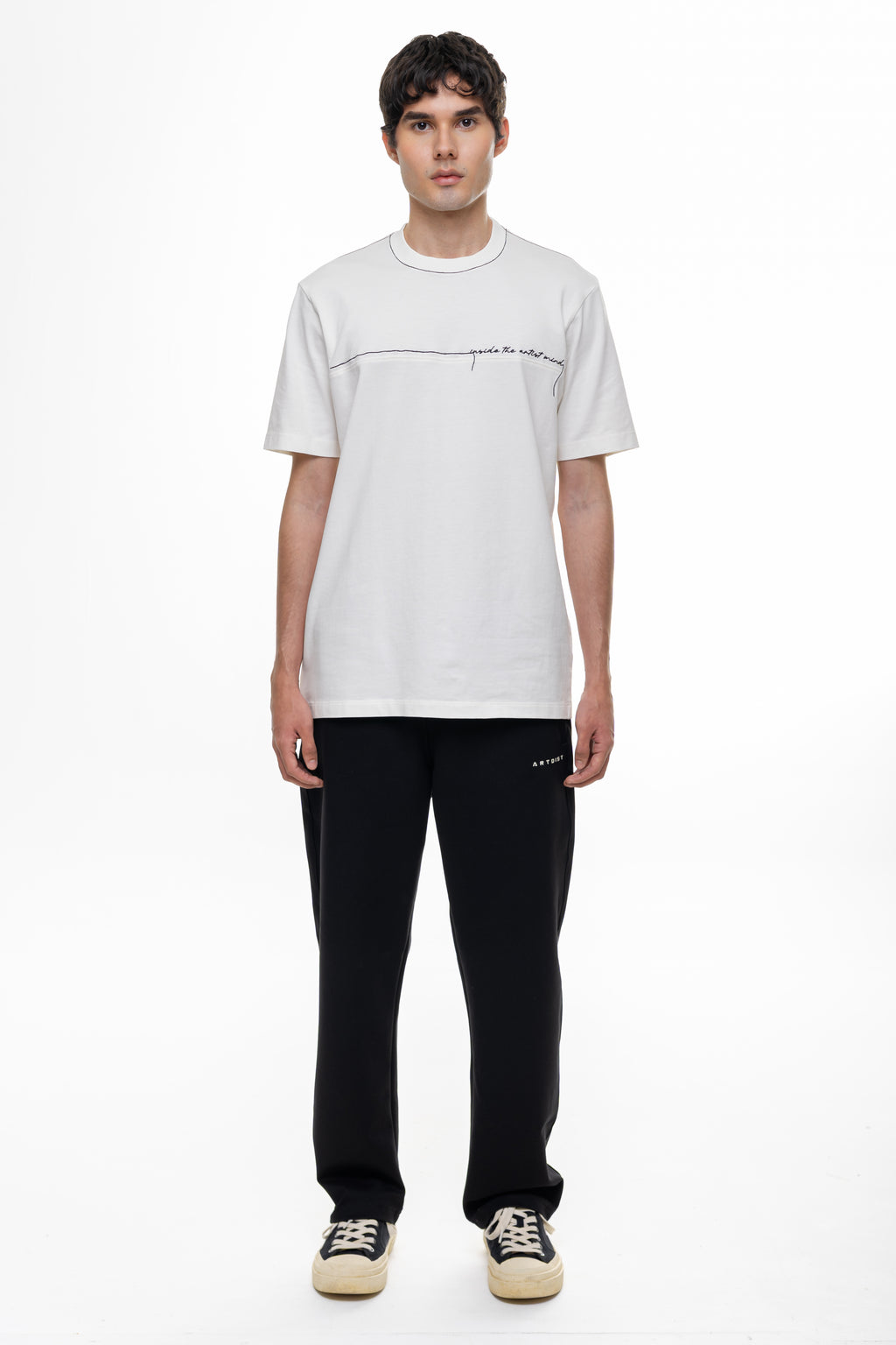 Stroke Ivory Regular Fit T-Shirt