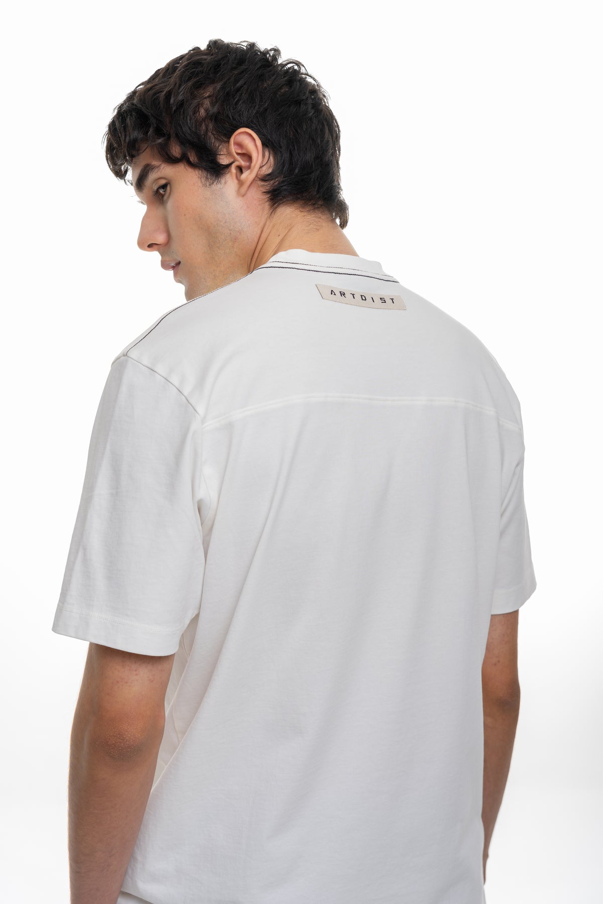 Stroke Ivory Regular Fit T-Shirt